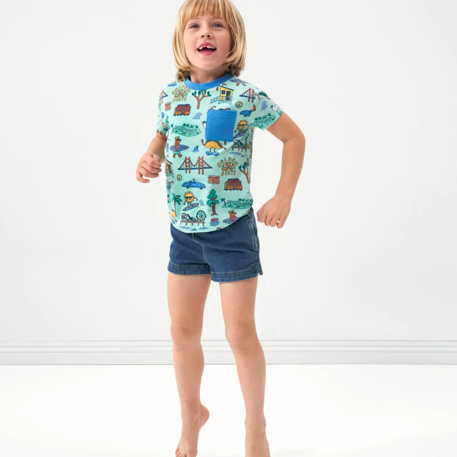 Golden State Relaxed Pocket Tee