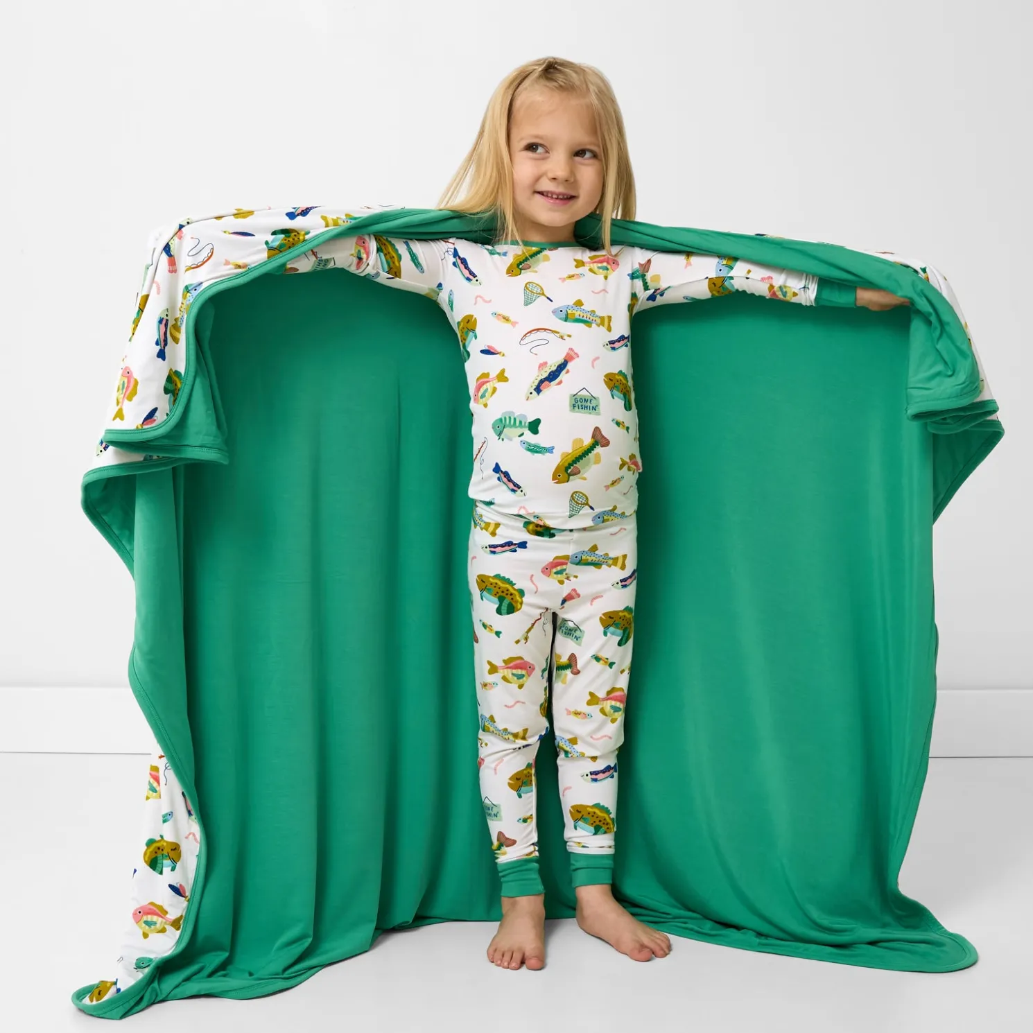 Gone Fishin' Large Cloud Blanket®