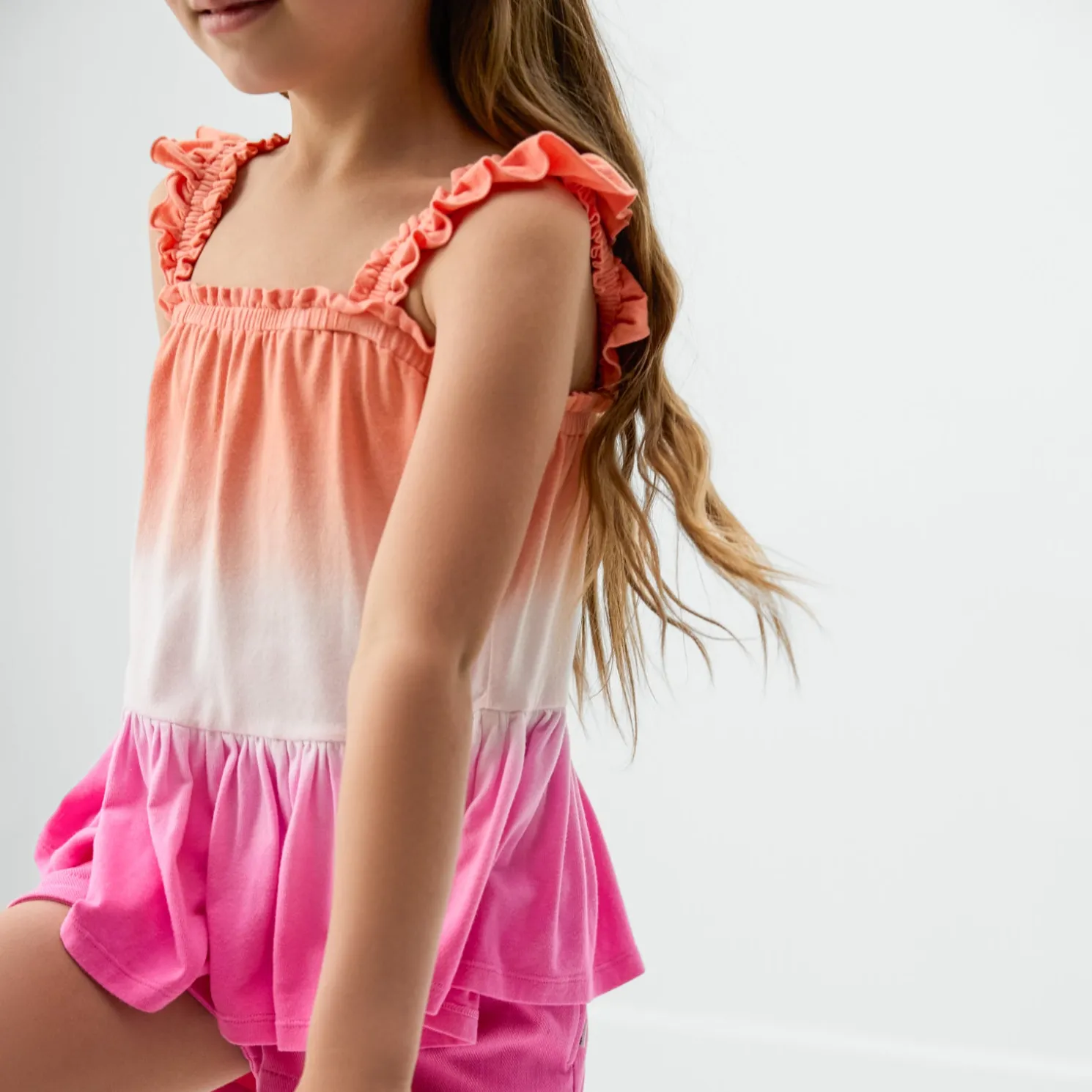 Guava Glow Flutter Tank