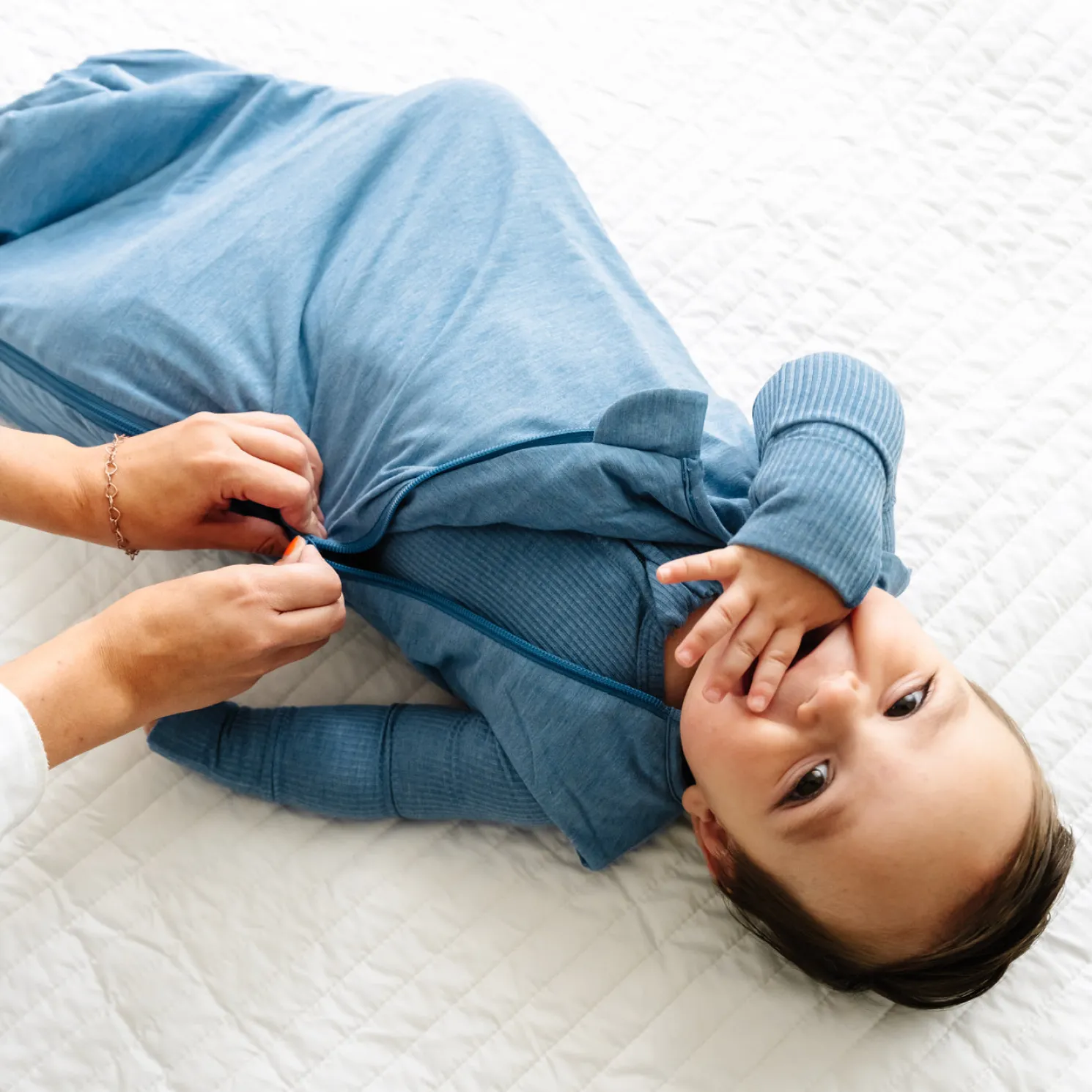 Heather Blue Sleepy Bag