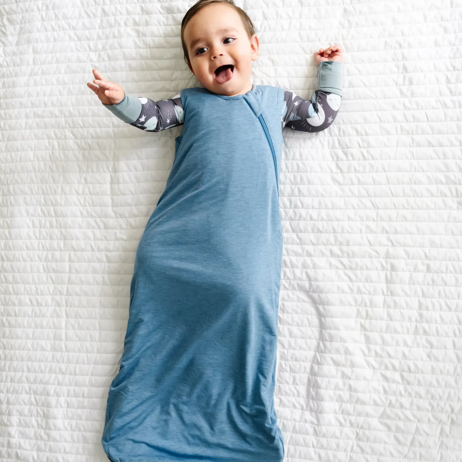 Heather Blue Sleepy Bag