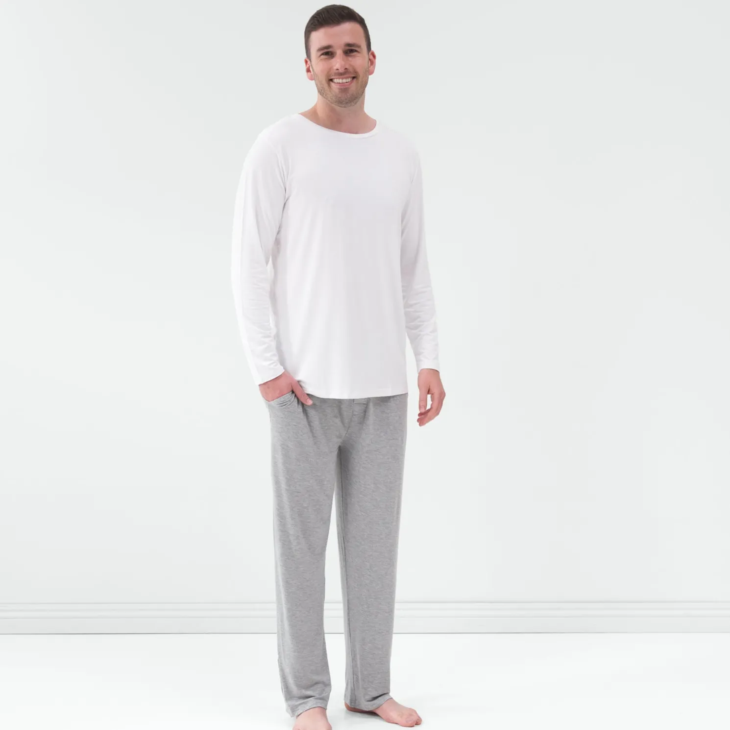 Heather Gray Men's Pajama Pants