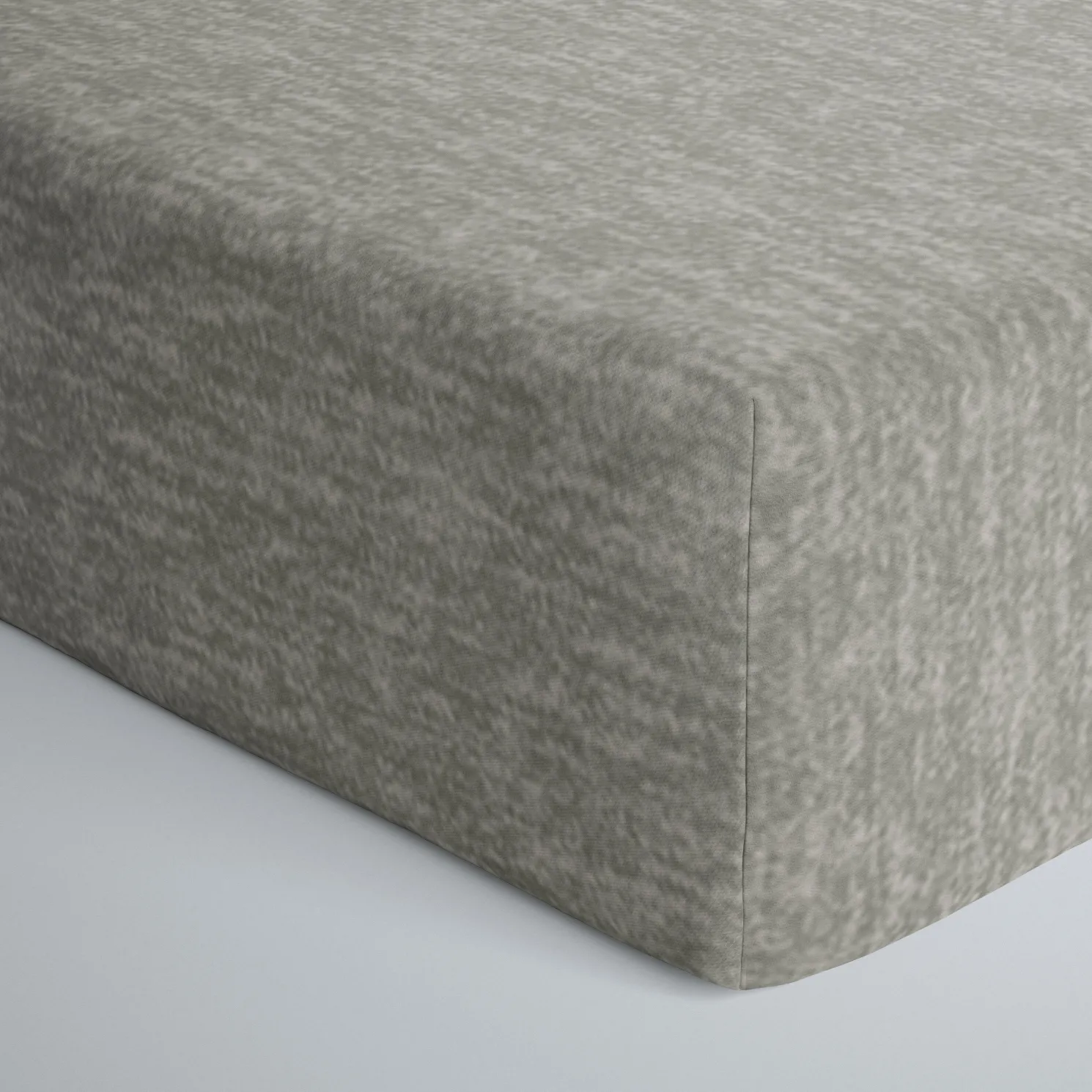 Heather Gray Fitted Crib Sheet