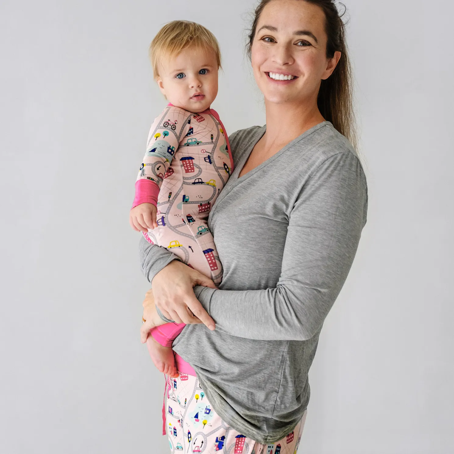 Heather Gray Women's Pajama Top