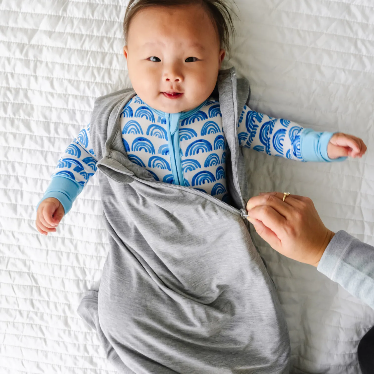 Heather Gray Sleepy Bag