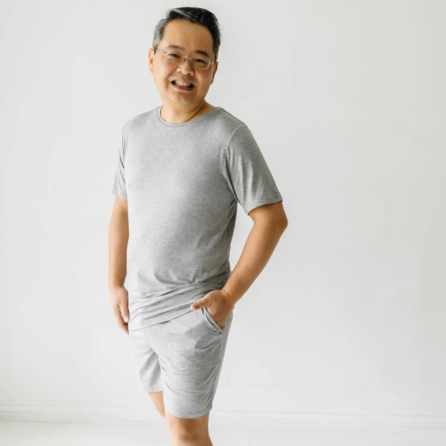 Heather Gray Men's Pajama Shorts