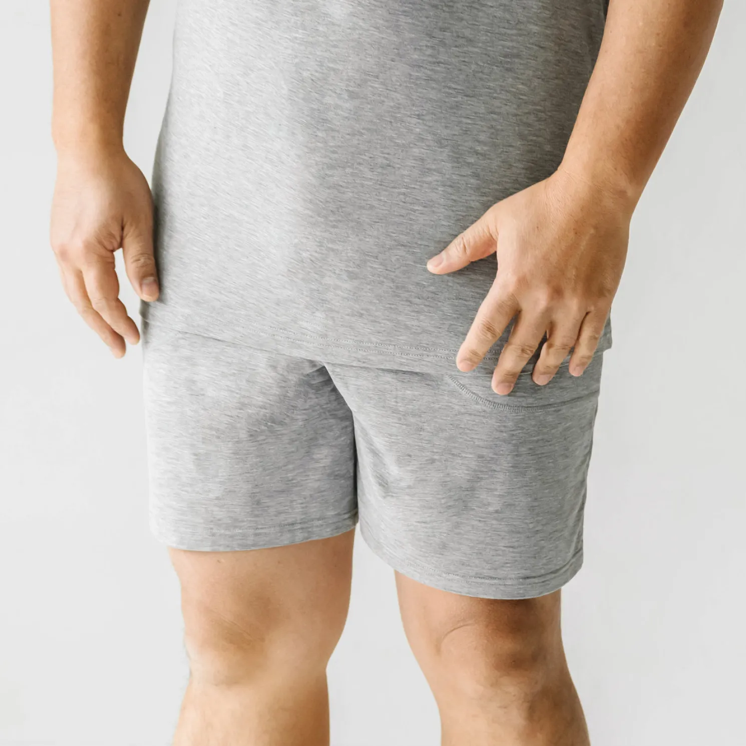 Heather Gray Men's Pajama Shorts