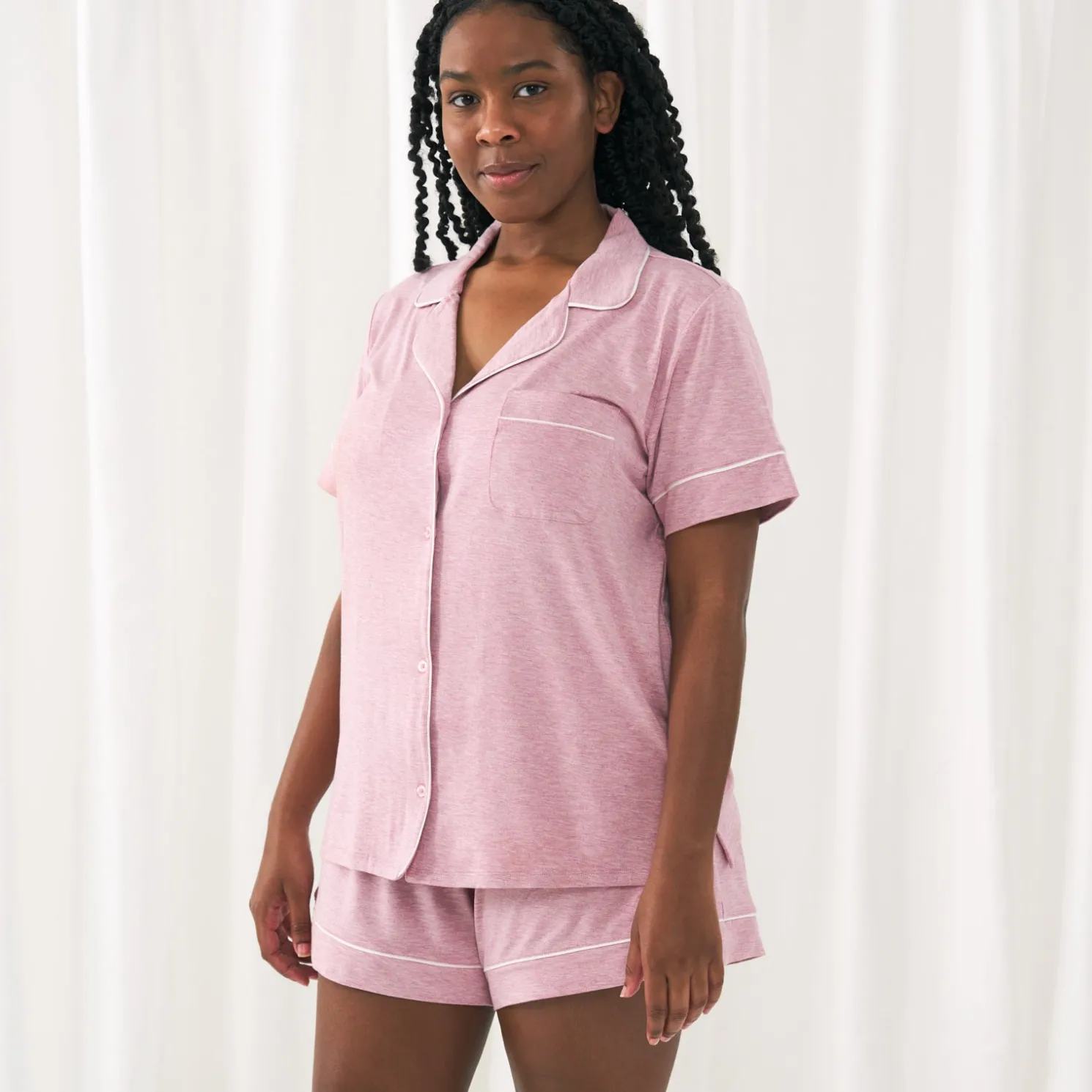 Heather Mauve Women's Pajama Set