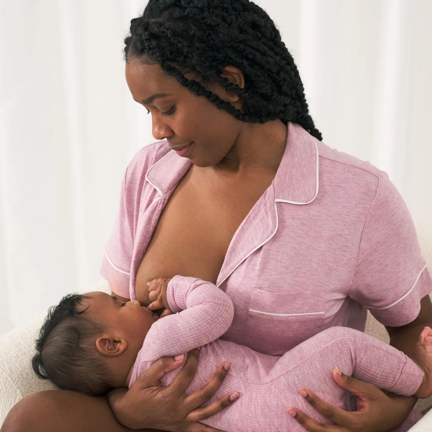 Heather Mauve Women's Pajama Set