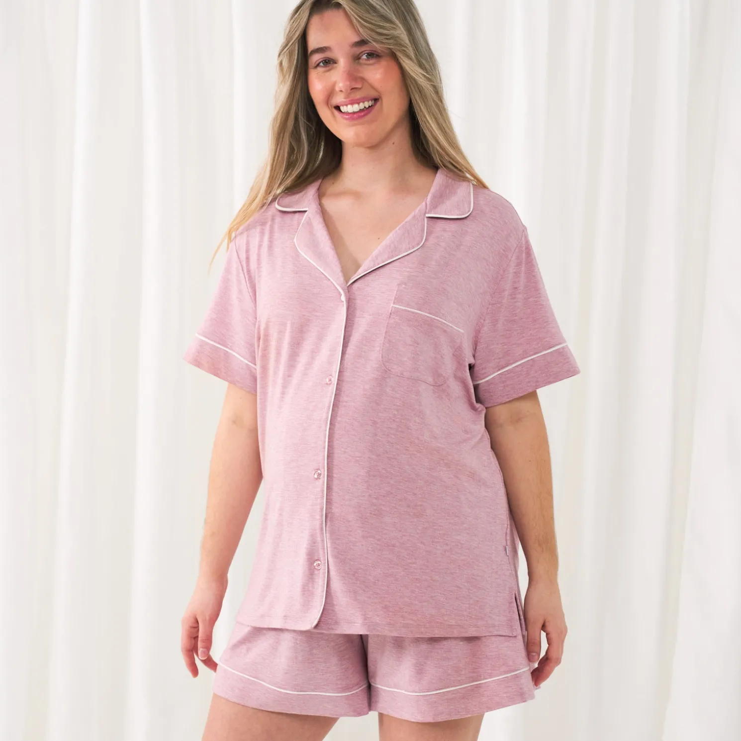 Heather Mauve Women's Pajama Set