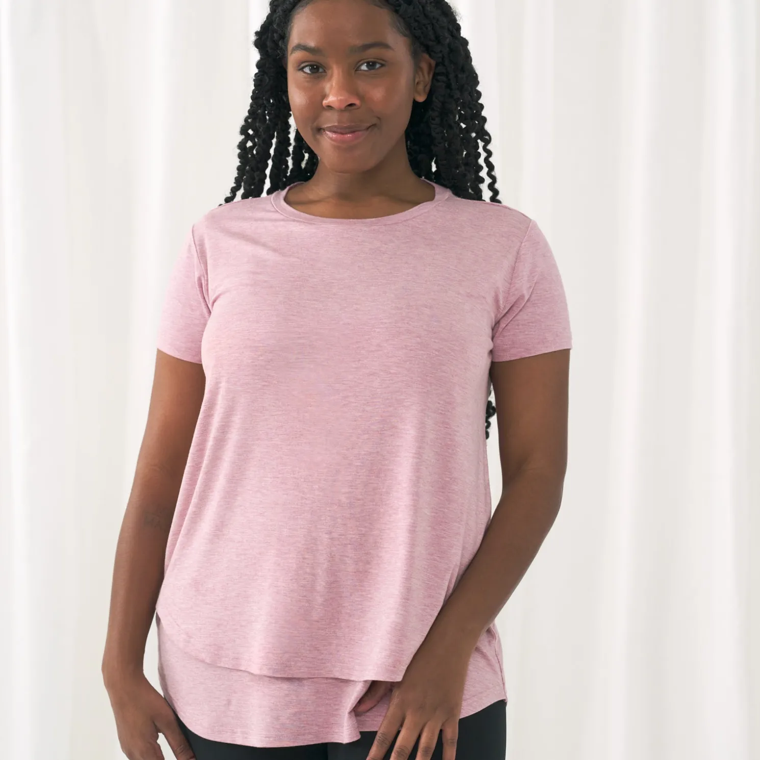 Heather Mauve Women's Nursing Top