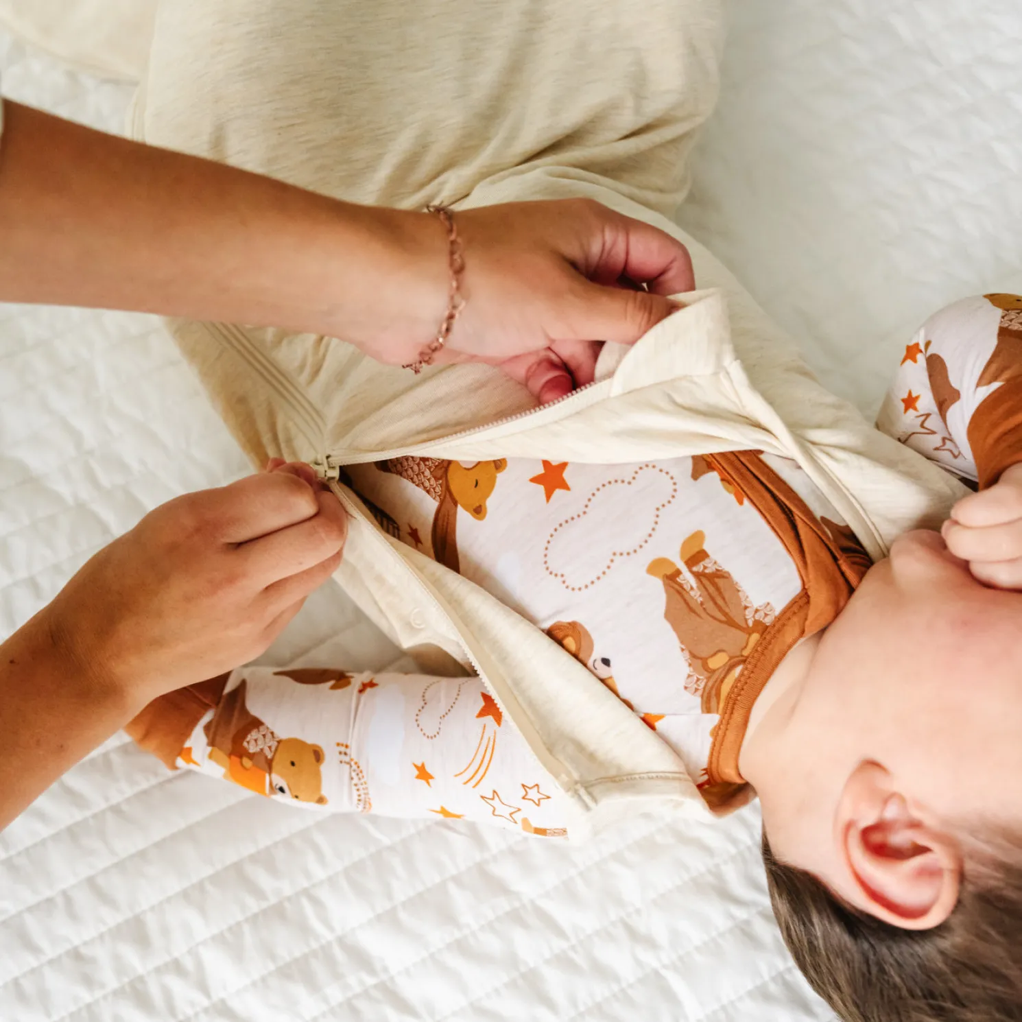 Heather Oatmeal Sleepy Bag