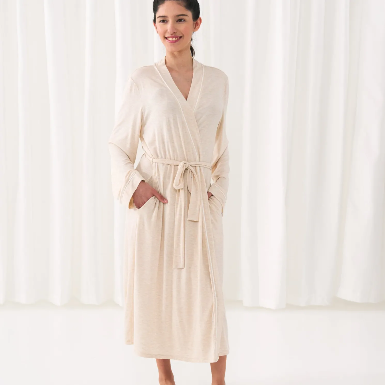 Heather Oatmeal Women's Robe