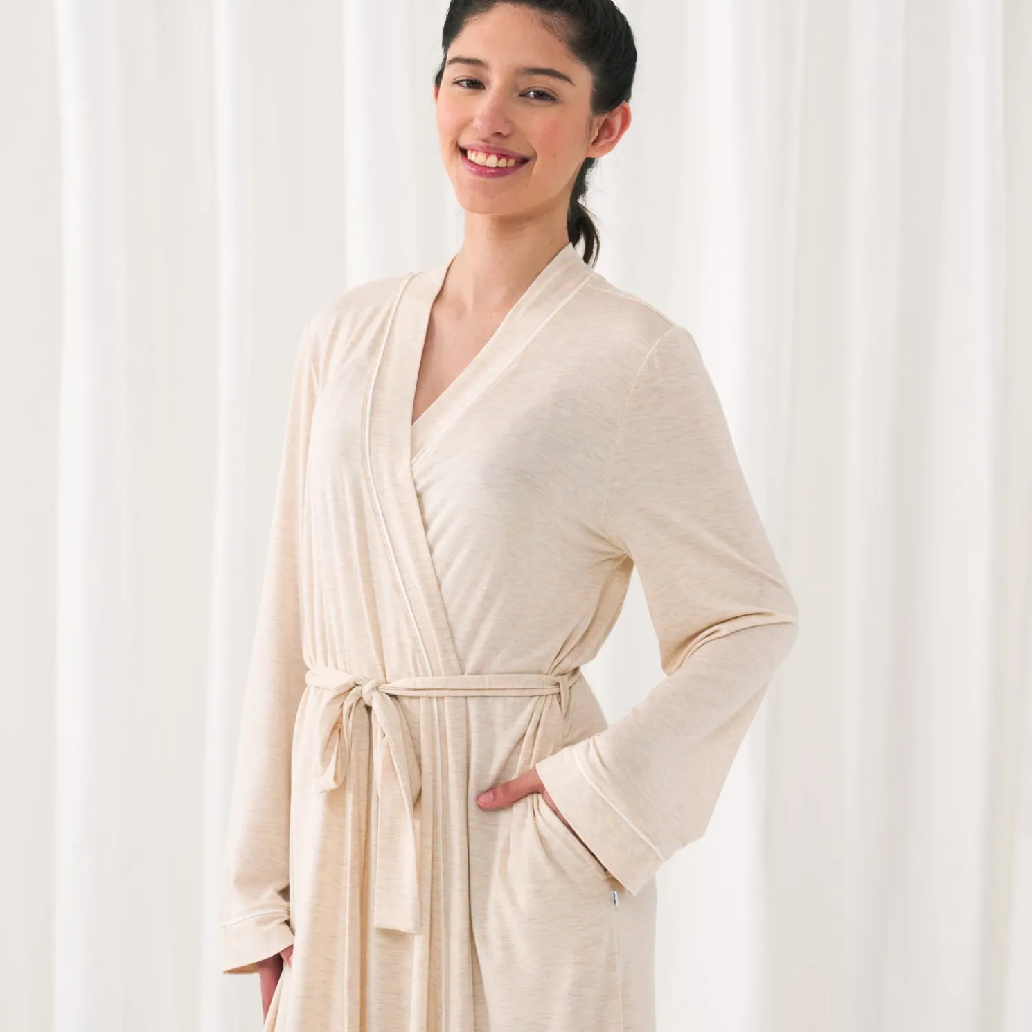 Heather Oatmeal Women's Robe
