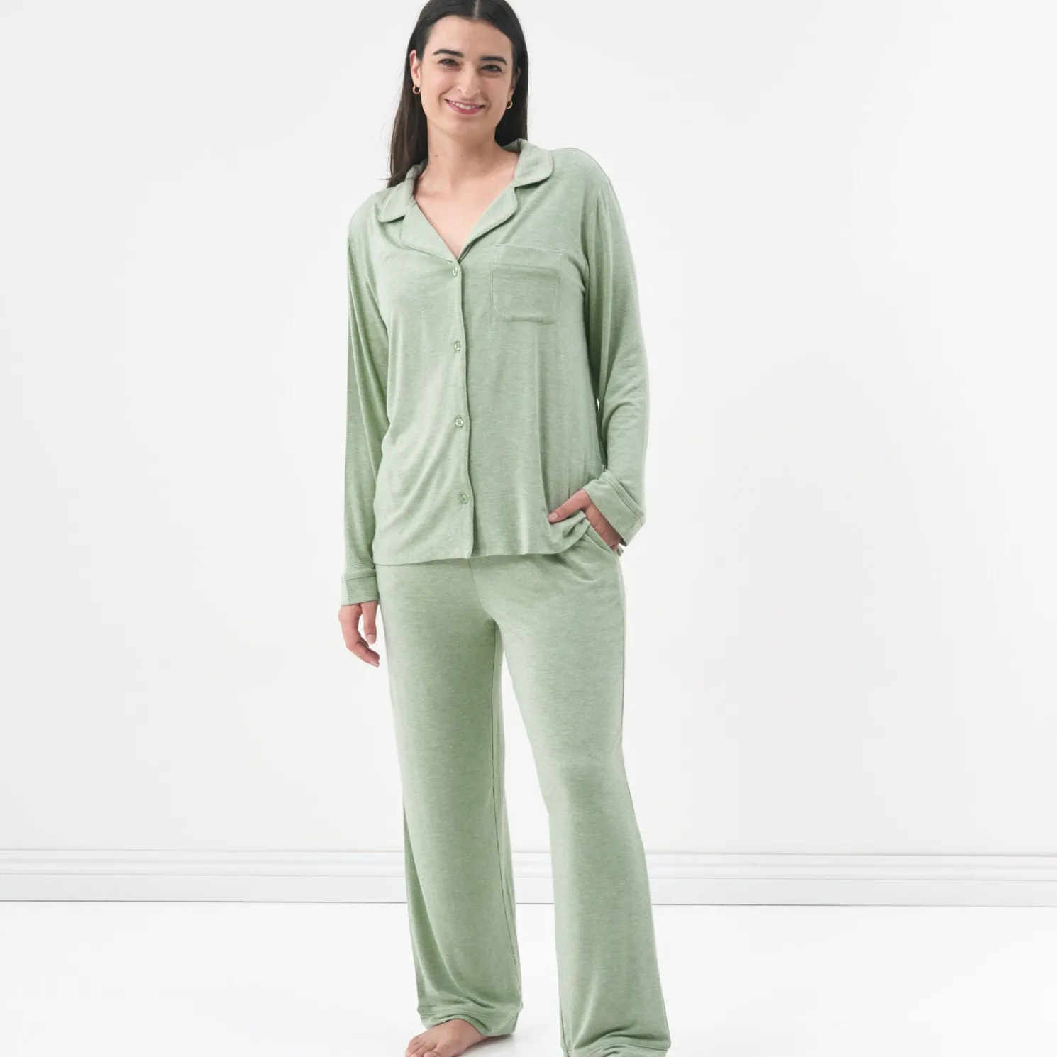 Heather Sage Women's Pajama Set