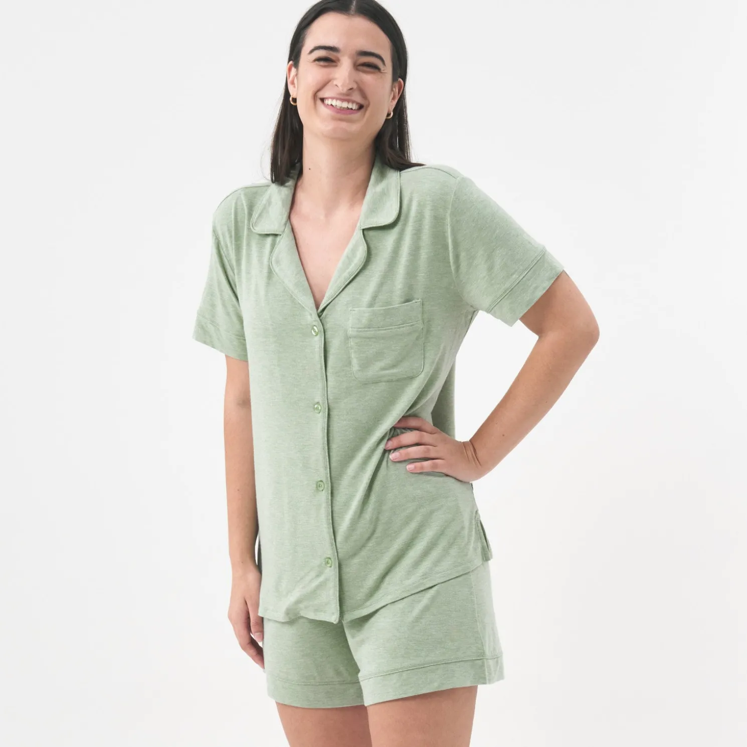 Heather Sage Women's Pajama Set
