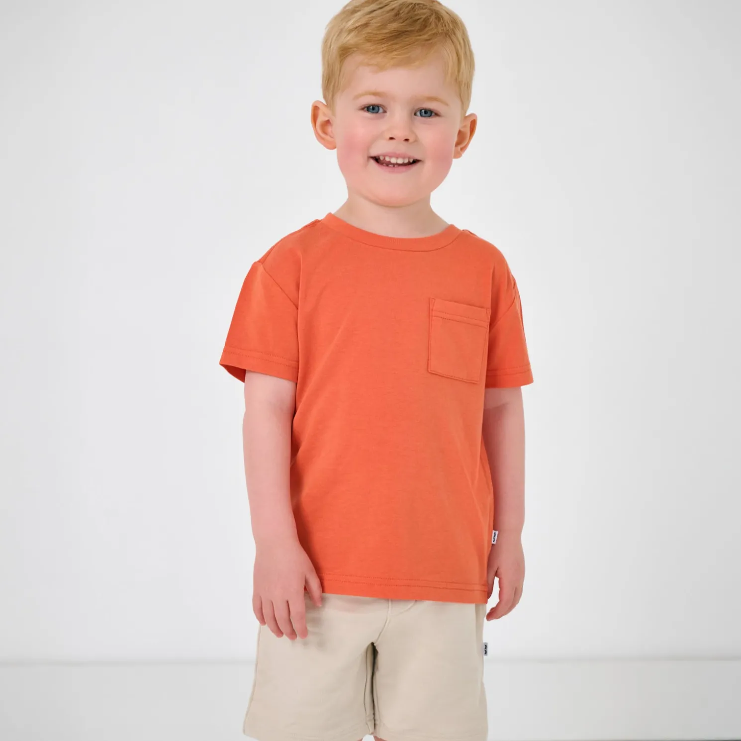 Island Orange Relaxed Pocket Tee