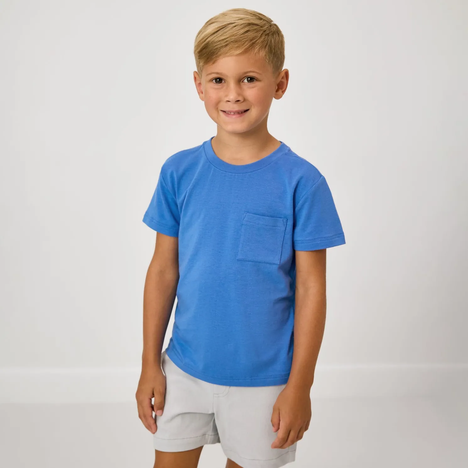 Jay Blue Relaxed Pocket Tee