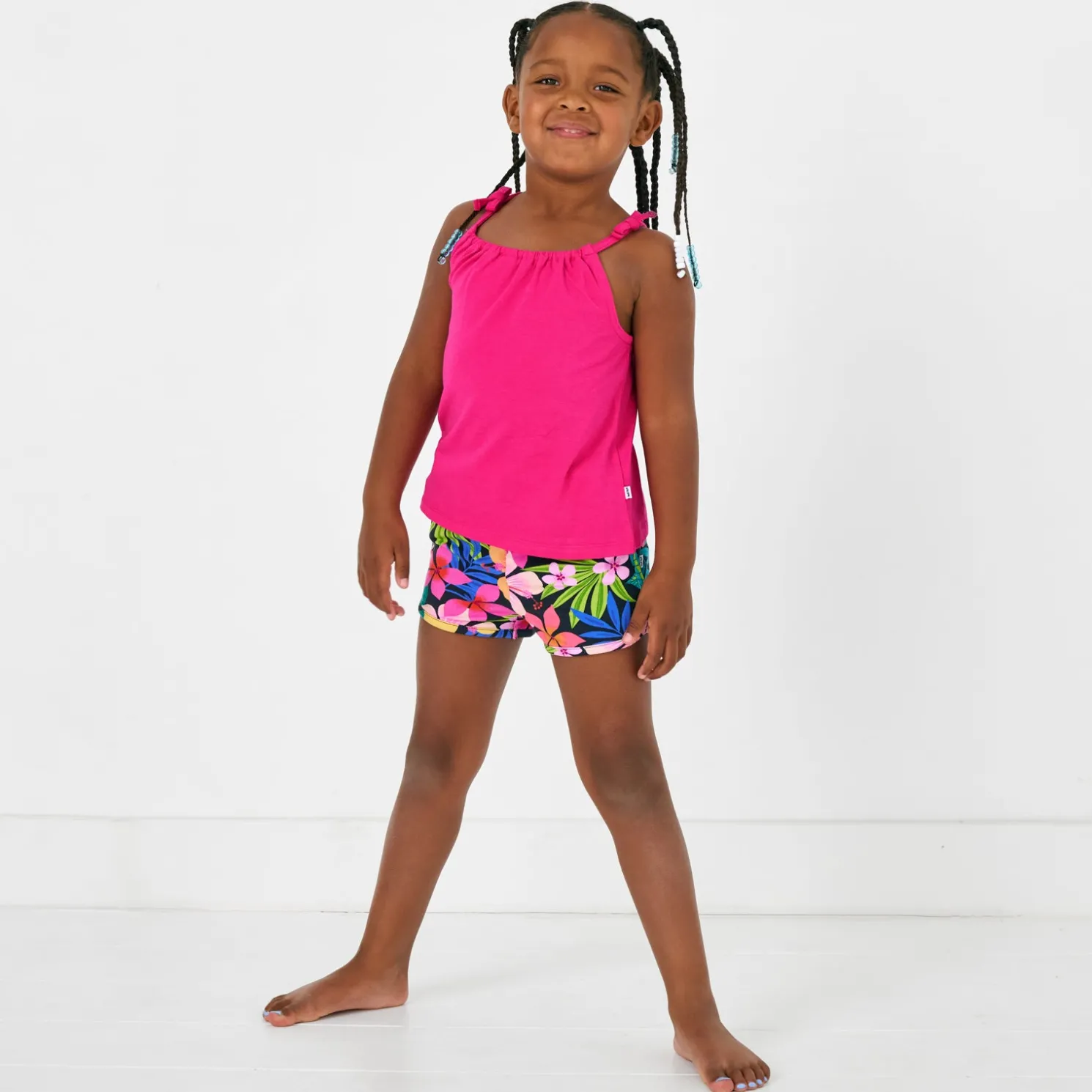 Jungle Blooms Dolphin Shorts