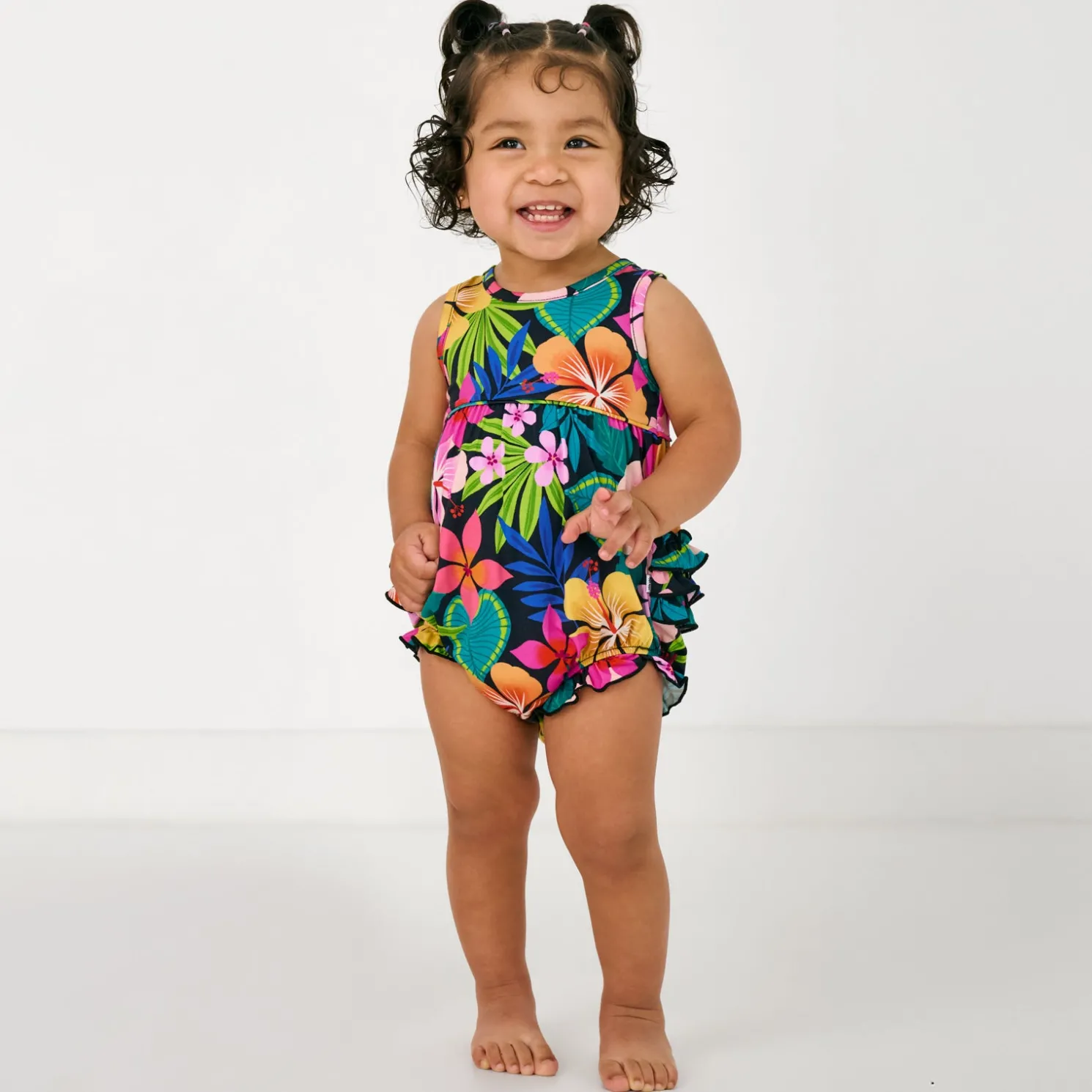 Jungle Blooms Bubble Romper