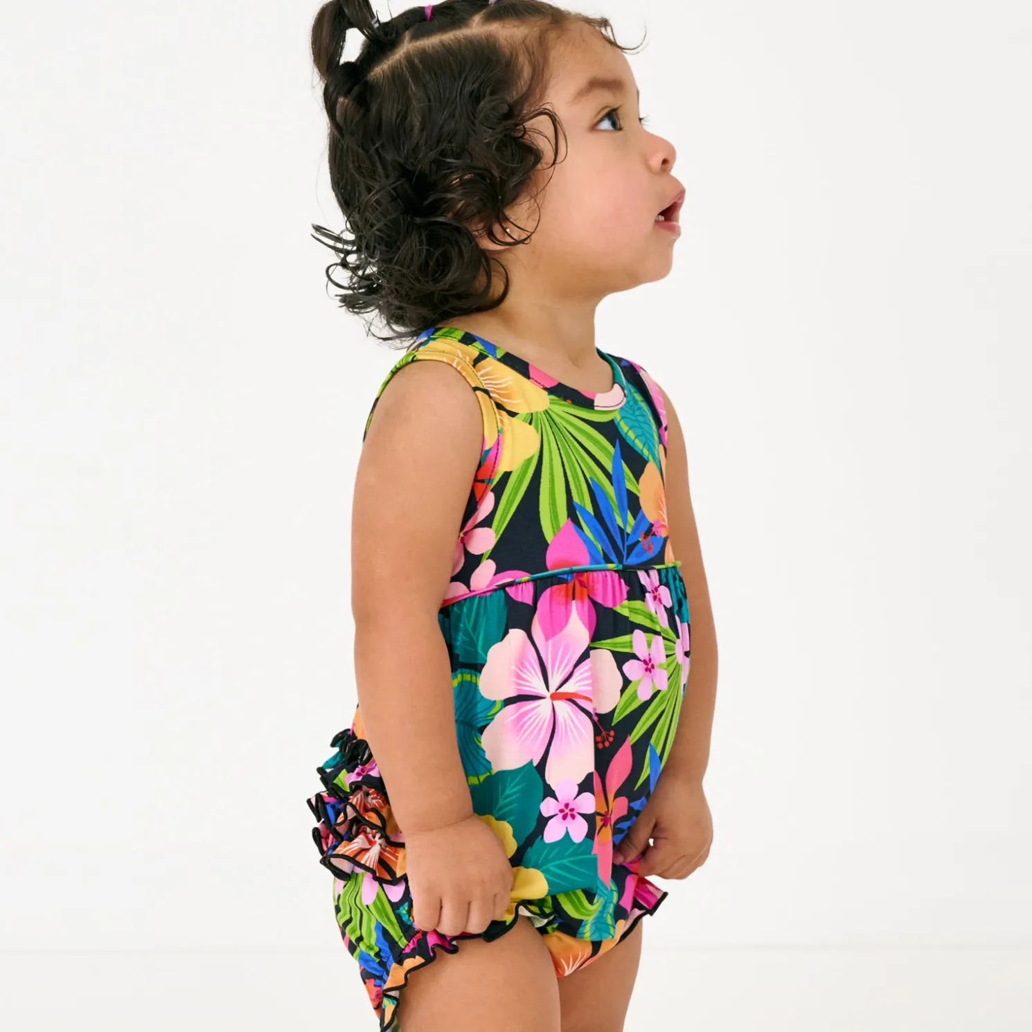 Jungle Blooms Bubble Romper