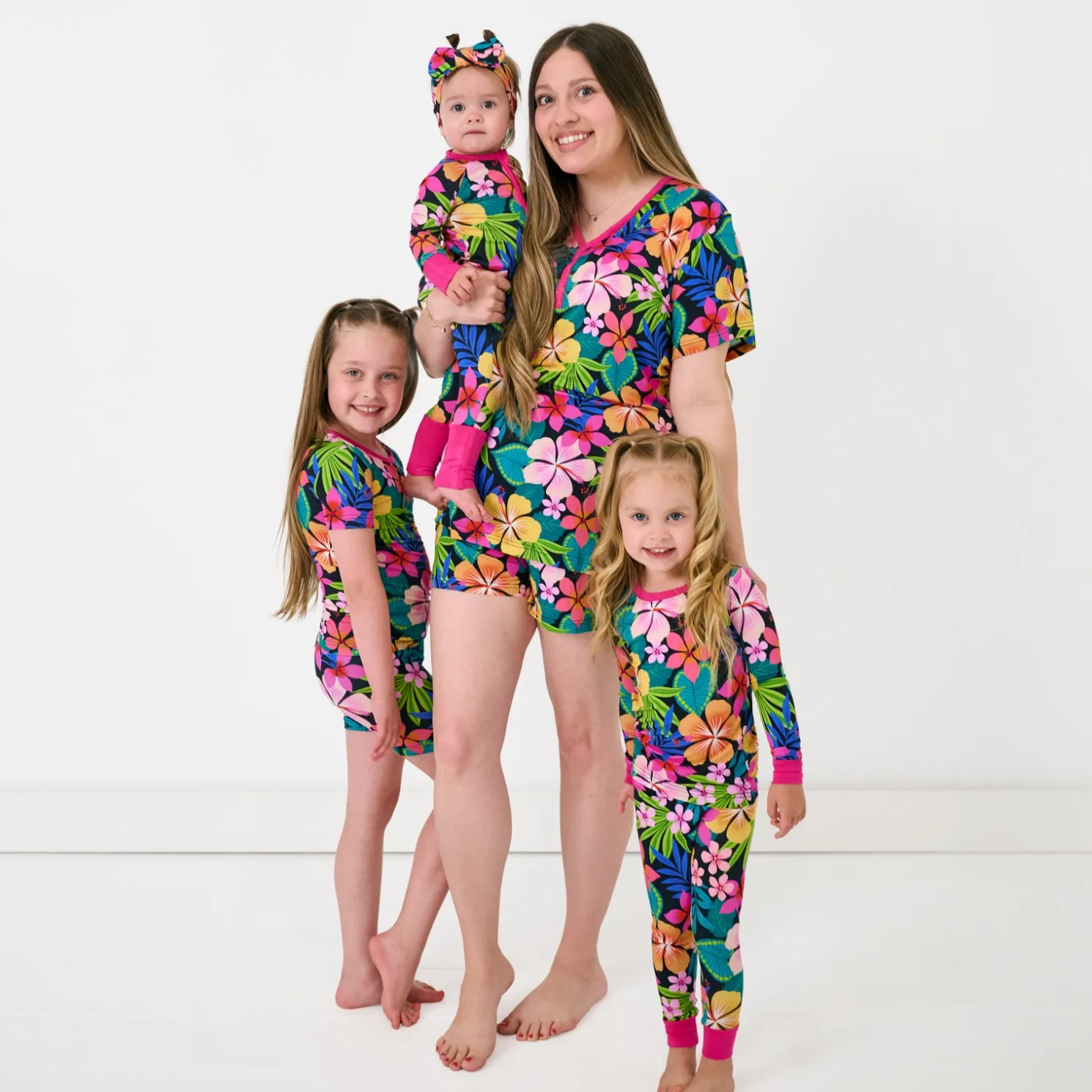 Jungle Blooms Women's Pajama Shorts