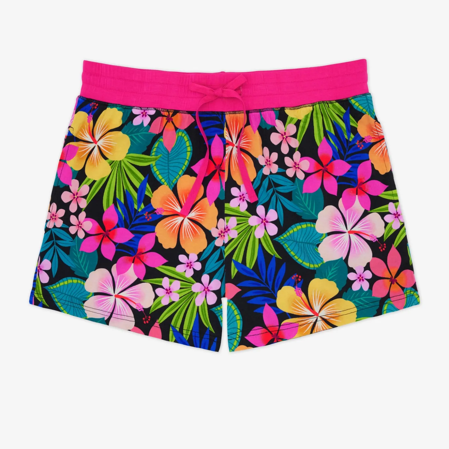 Jungle Blooms Women's Pajama Shorts