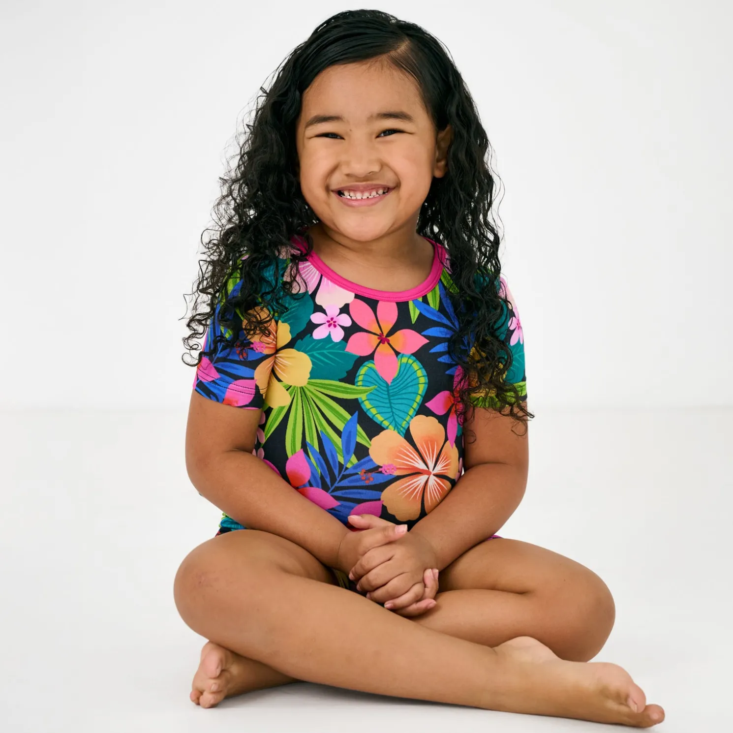 Jungle Blooms Two-Piece Pajama Set