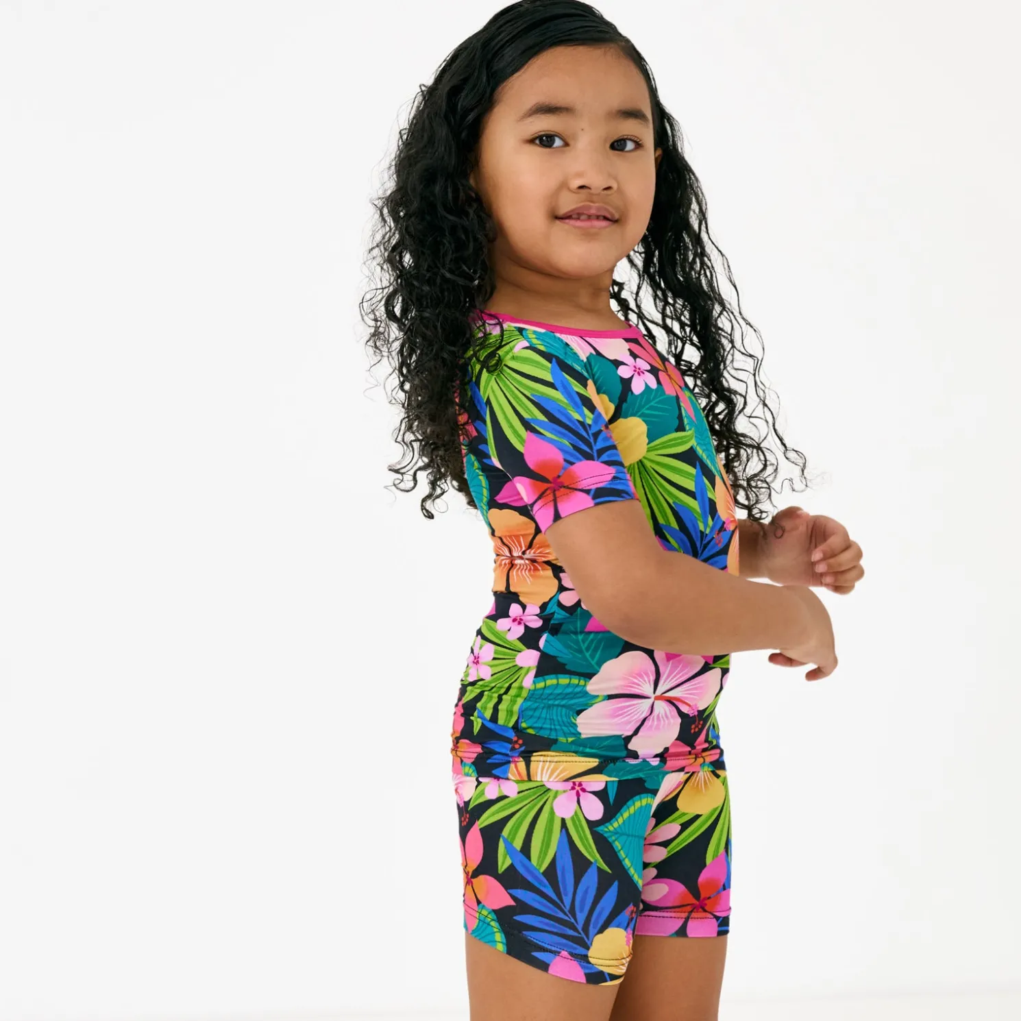 Jungle Blooms Two-Piece Pajama Set
