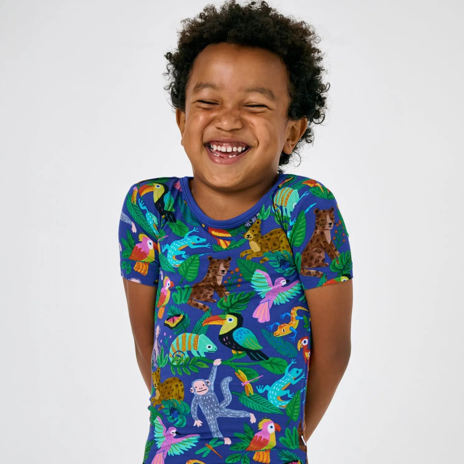 Jungle Jam Two-Piece Pajama Set