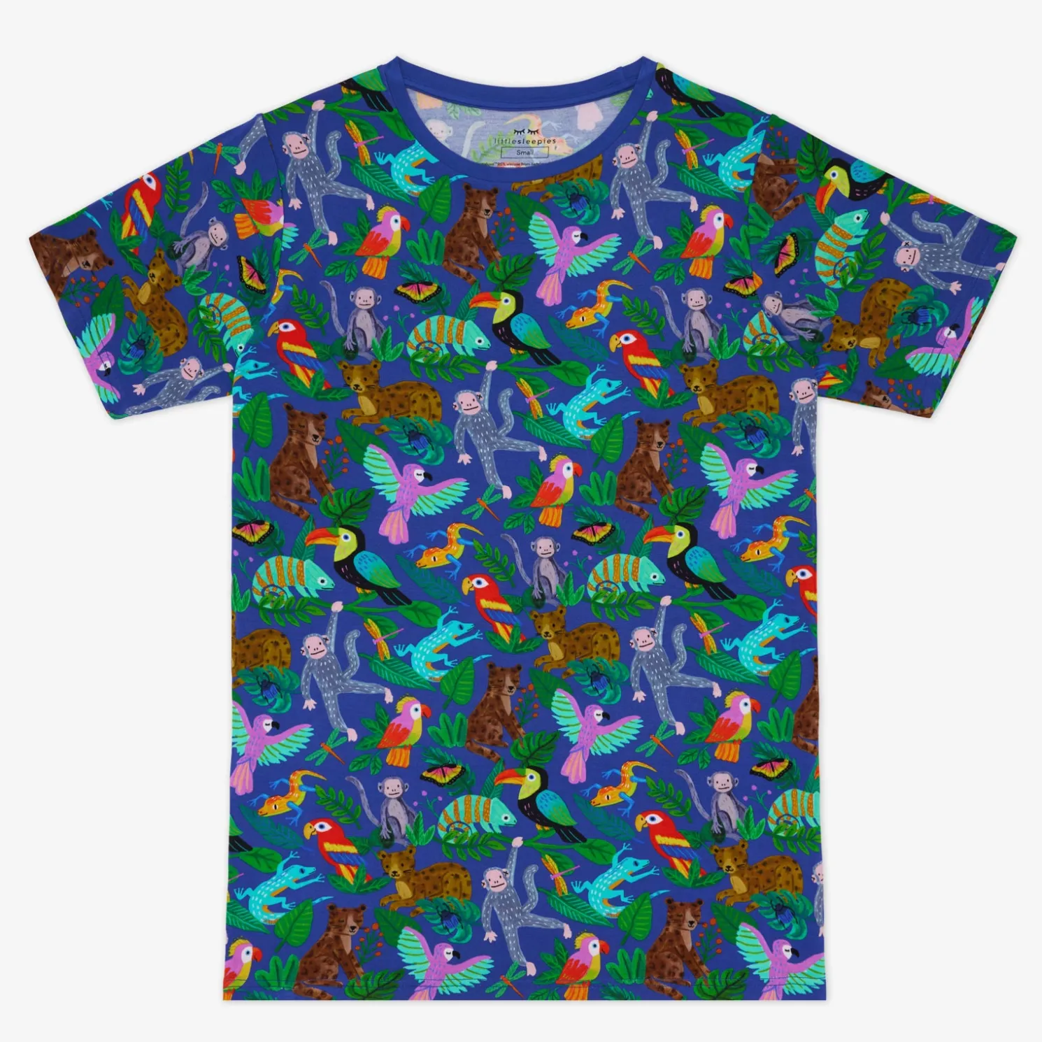 Jungle Jam Men's Short Sleeve Pajama Top