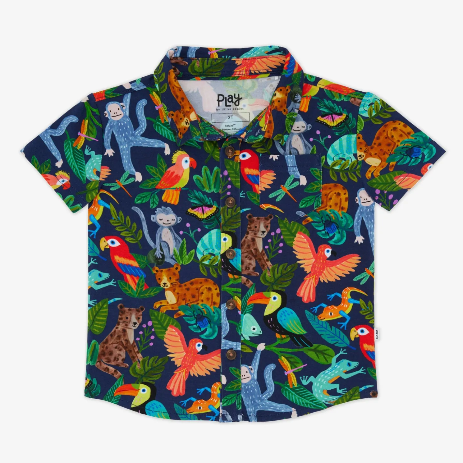 Jungle Jam Button Down Polo