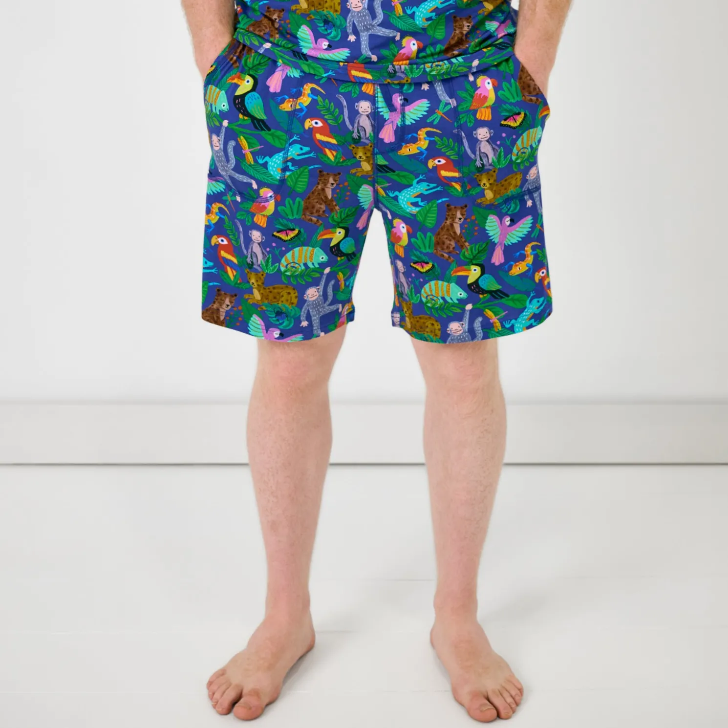 Jungle Jam Men's Pajama Shorts