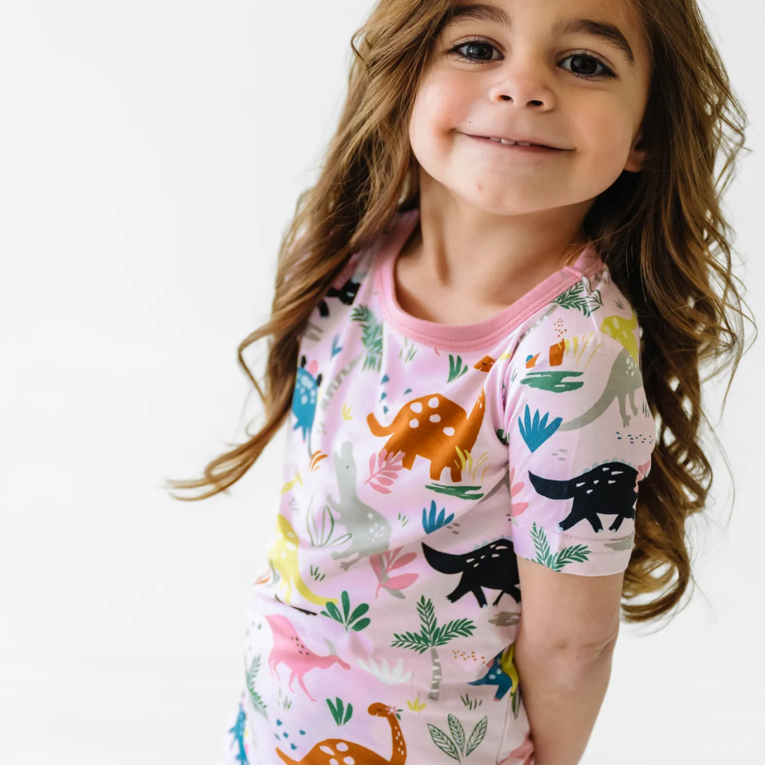 Jurassic Jungle Two-Piece Pajama Set
