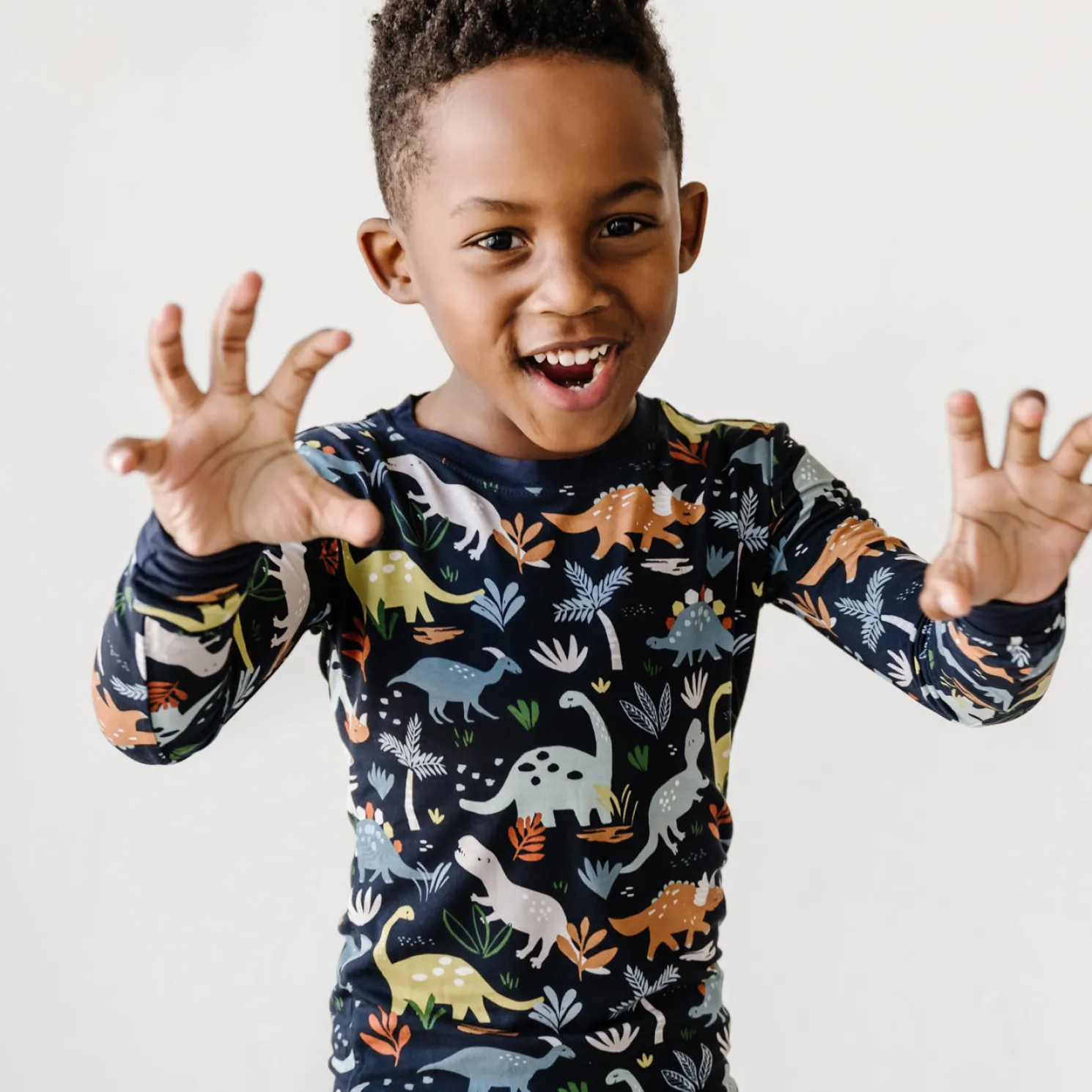 Jurassic Jungle Two-Piece Pajama Set