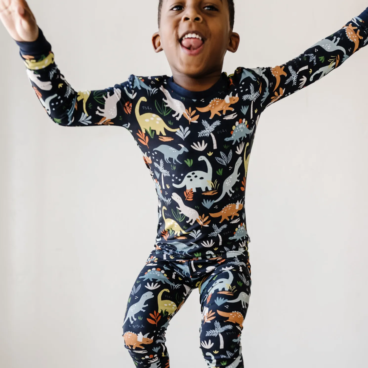 Jurassic Jungle Two-Piece Pajama Set