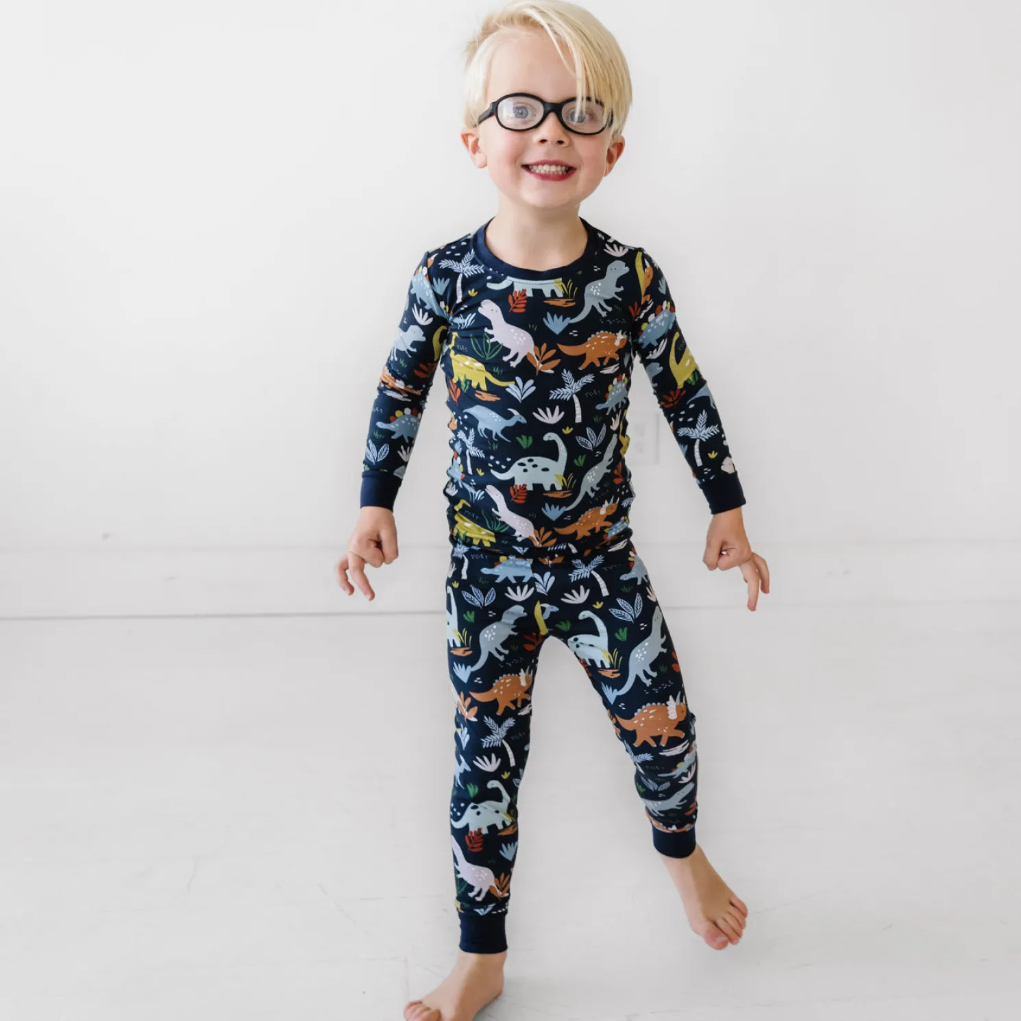 Jurassic Jungle Two-Piece Pajama Set