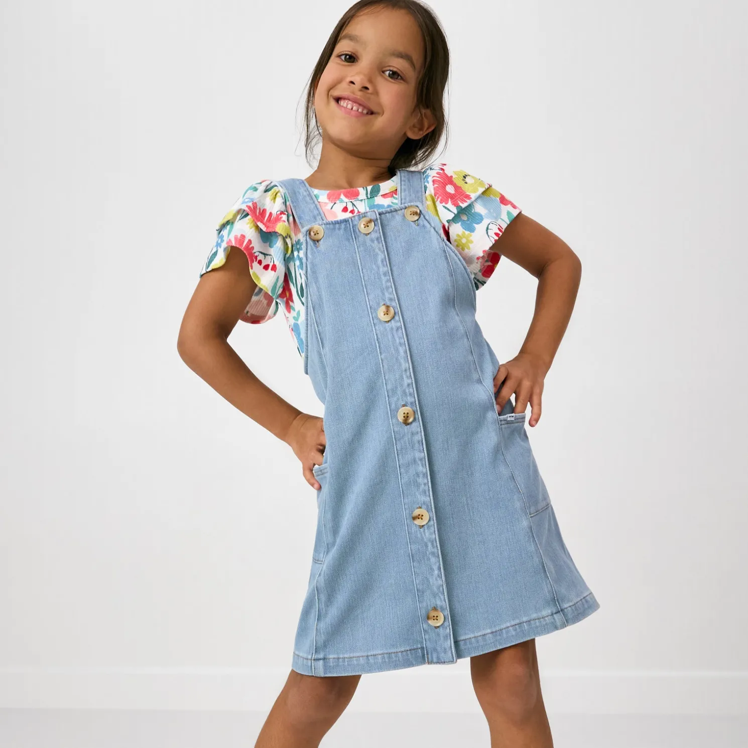 Light Blue Denim Jumper