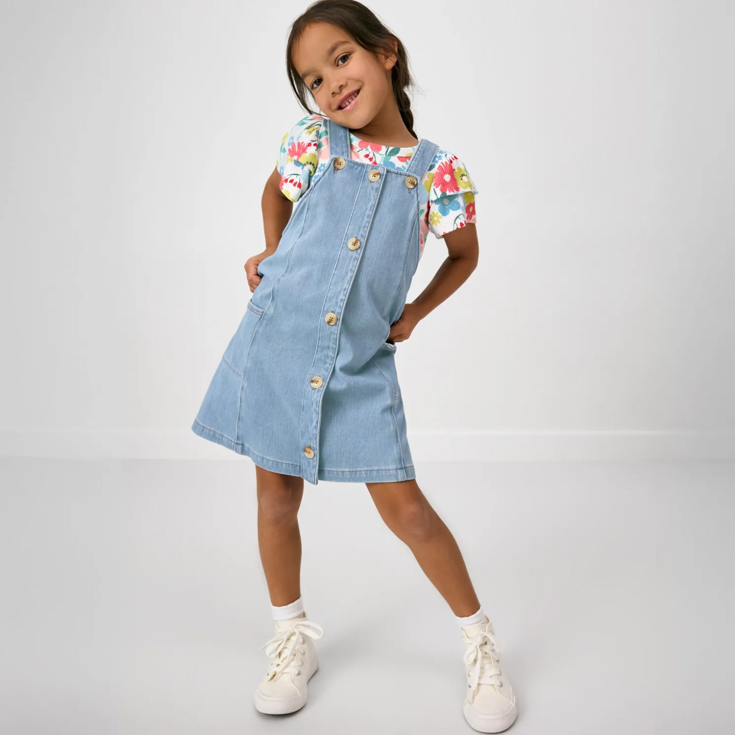 Light Blue Denim Jumper