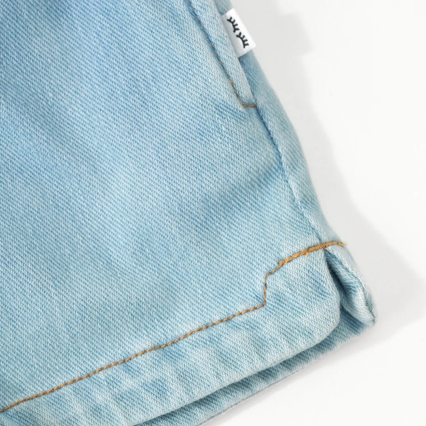 Light Blue Denim Shorts