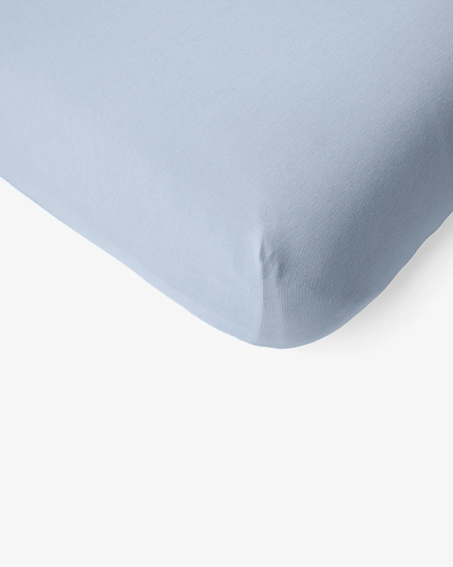 Light Fog Fitted Mini Crib Sheet