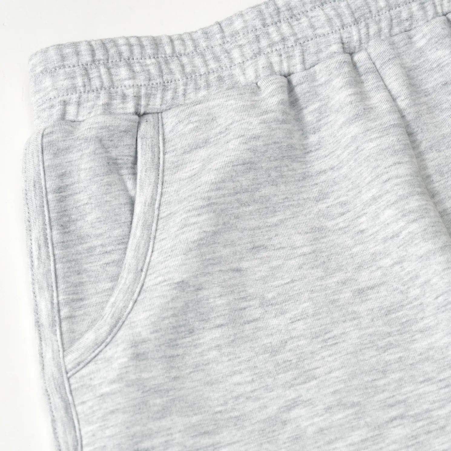 Light Heather Gray Dolphin Shorts