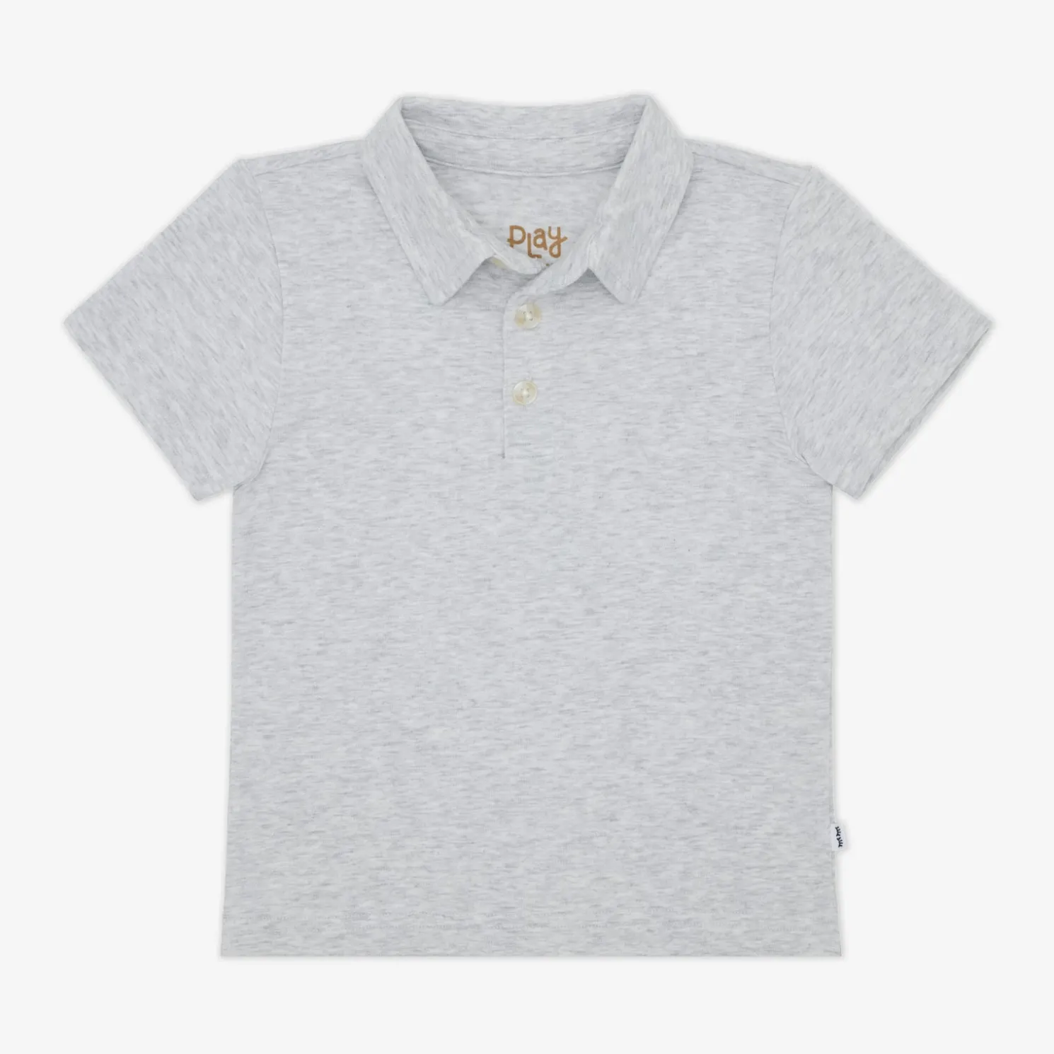Light Heather Gray Polo Shirt