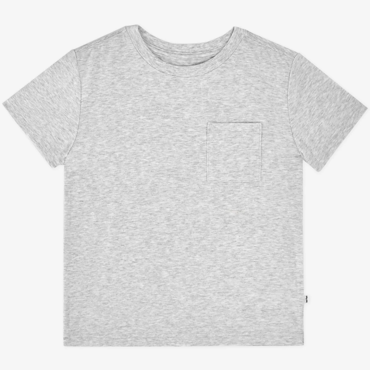 Light Heather Gray Relaxed Pocket Tee