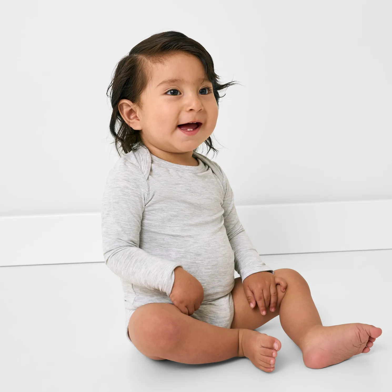 Light Heather Gray Bodysuit