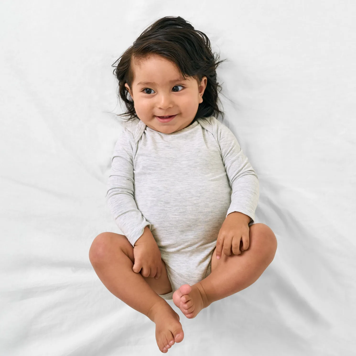 Light Heather Gray Bodysuit