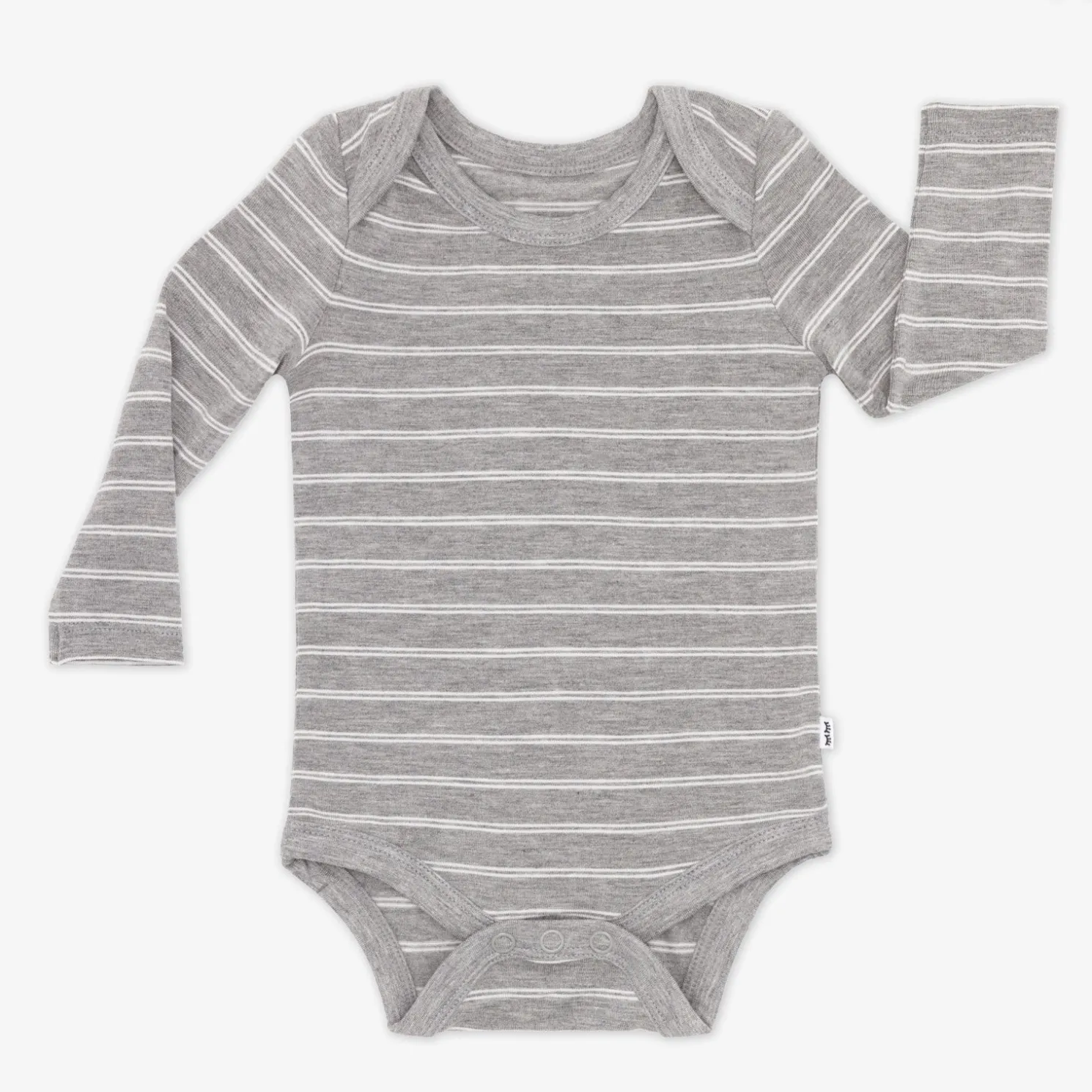 Light Heather Gray Stripes Bodysuit