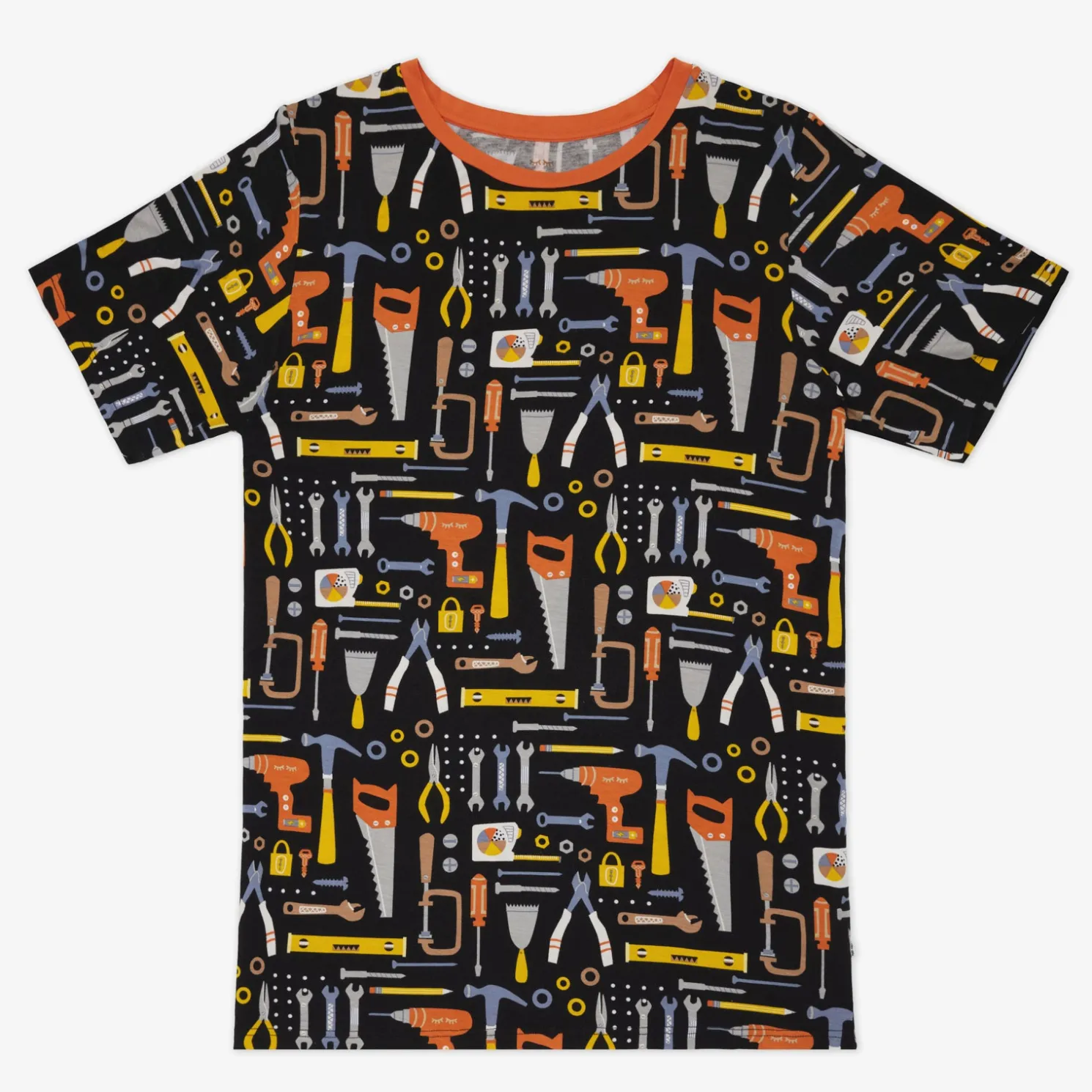Little Builders Men's Short Sleeve Pajama Top