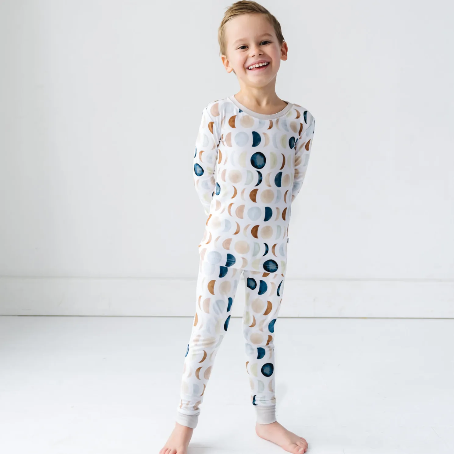 Luna Neutral Two-Piece Pajama Set