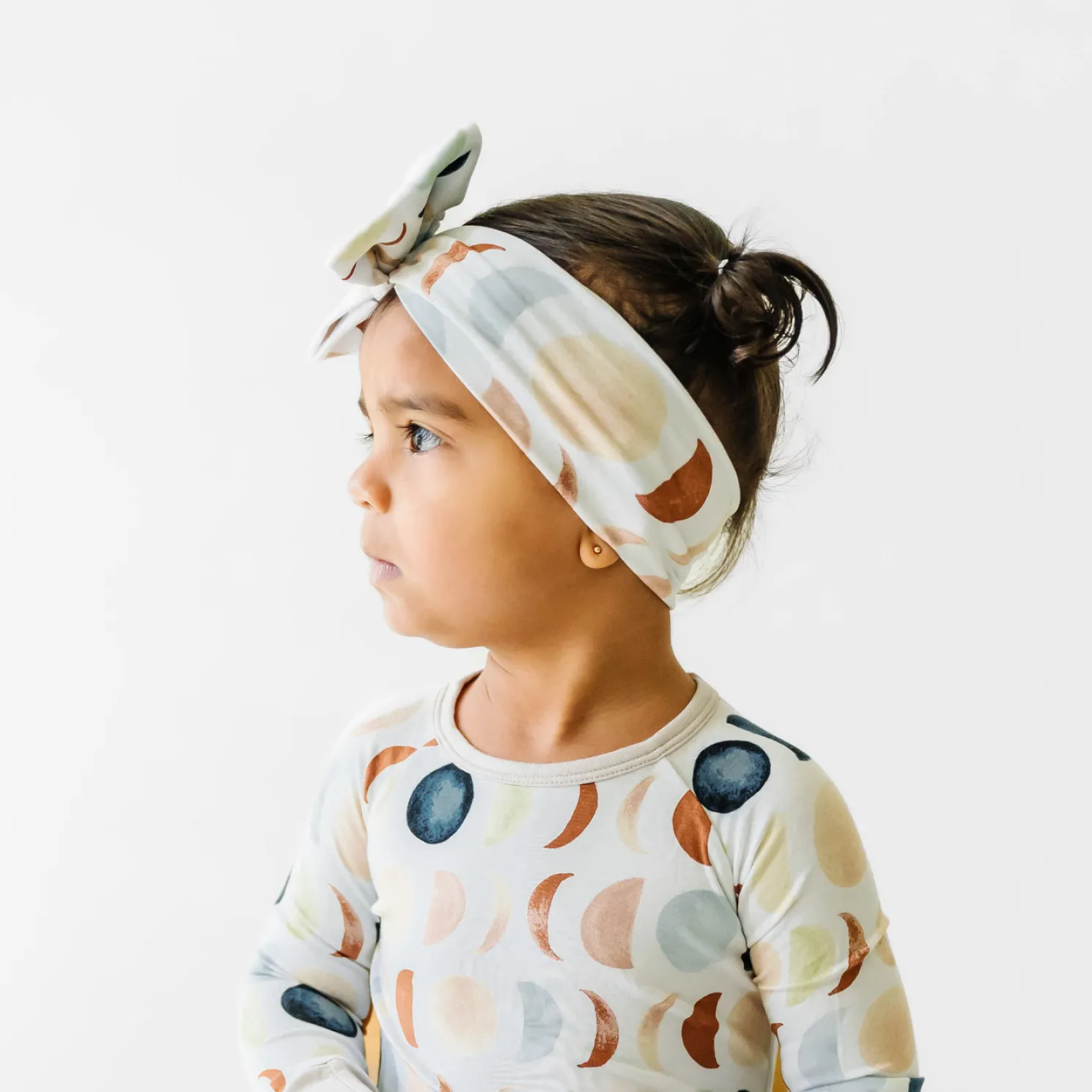 Luna Neutral Luxe Bow Headband